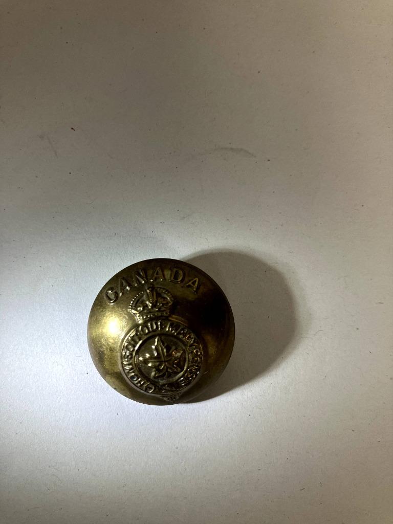 boutons en cuivre de l'armé canadienne, Enlèvement ou Envoi, Armée de terre, Autres types