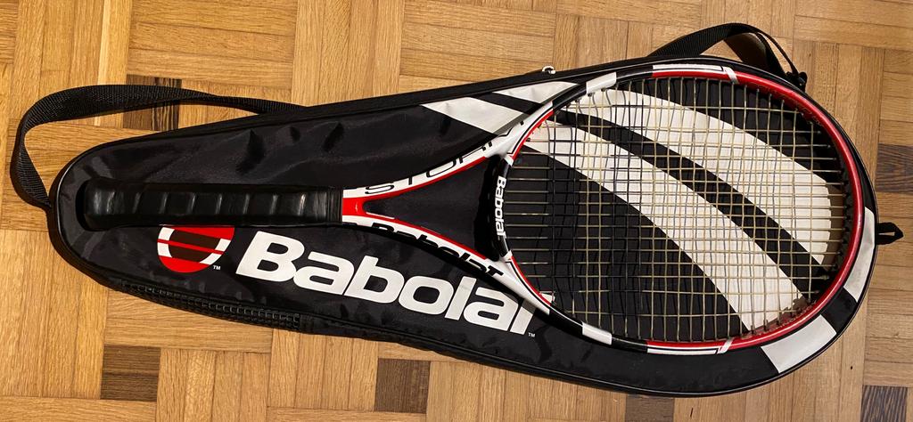 raquette de tennis Babolat Pure Storm / housse de protection, Raquette, L4, Comme neuf, Enlèvement