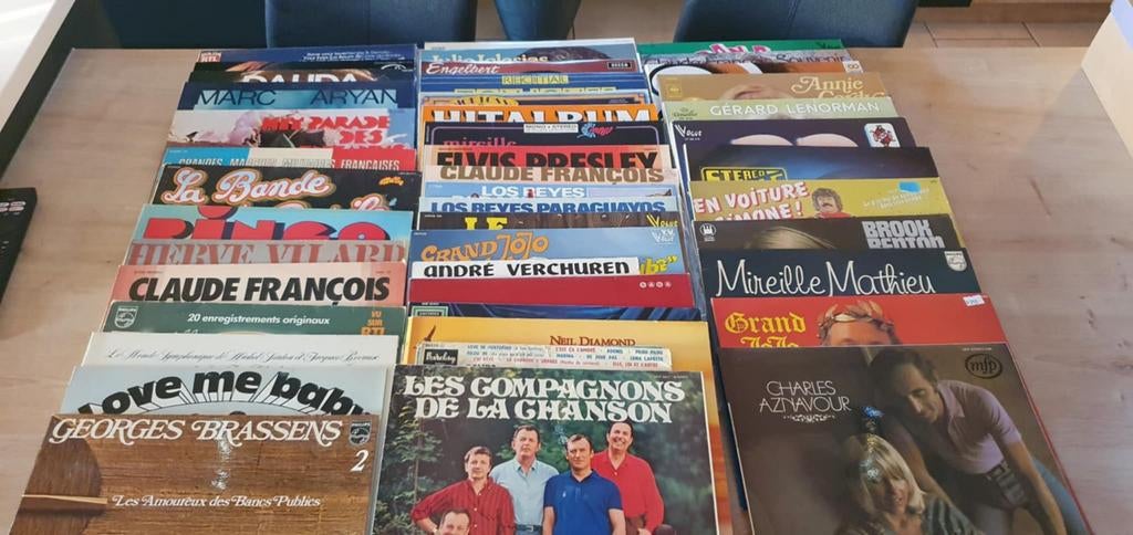 Lot de 37 vinyles 33 tours