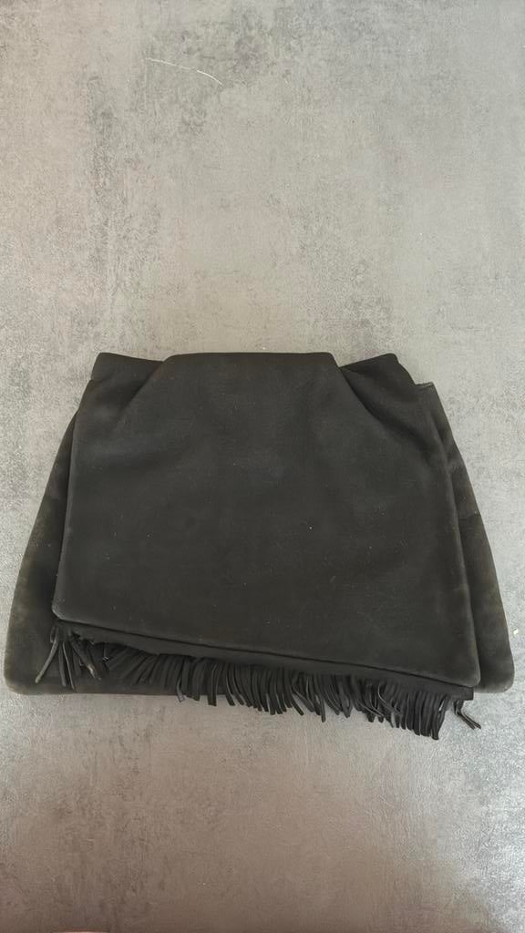 Vintage delvaux clutch, Ophalen of Verzenden, Gebruikt, Zwart, Avondtasje
