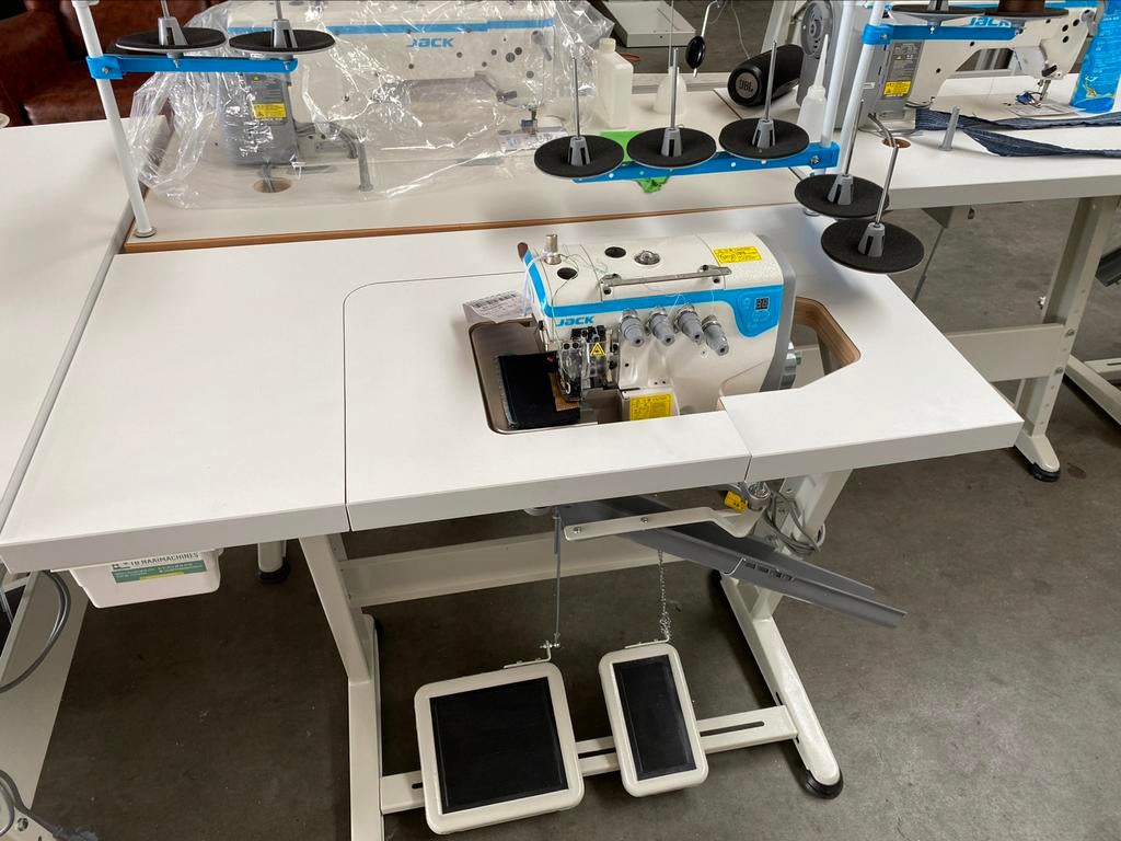 Industriële lockmachine overlock jack e4s 5draads nieuw, Overige merken, Nieuw, Ophalen of Verzenden, Lockmachine