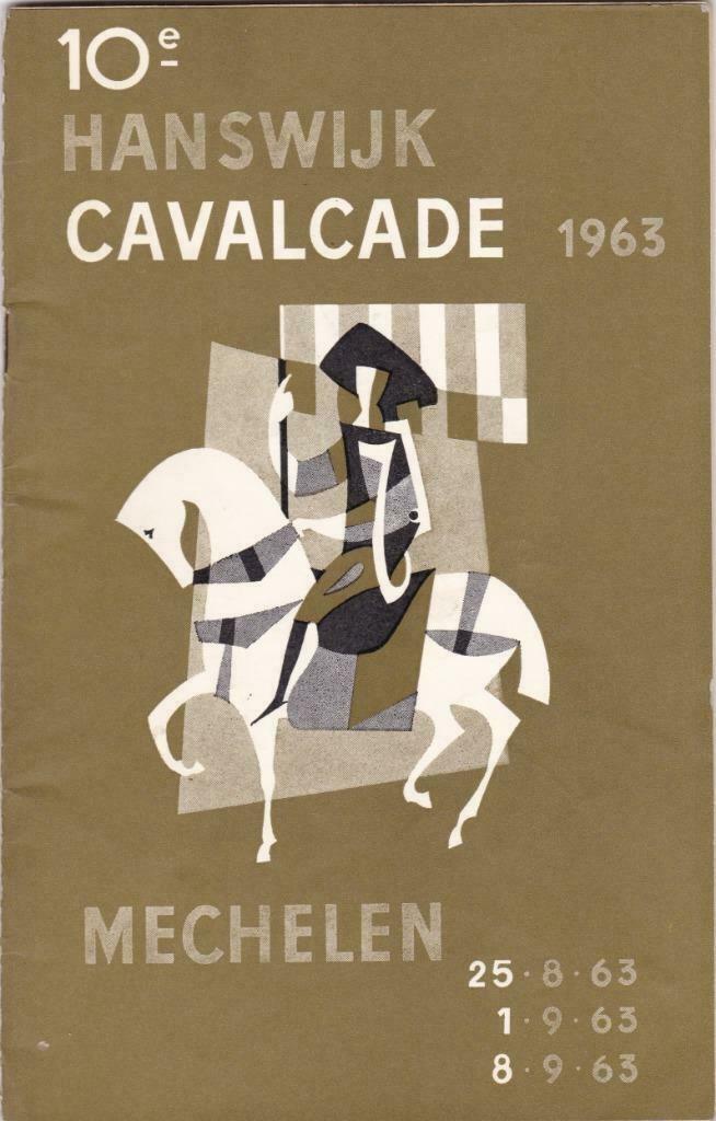 Programmaboekje 10e Hanswijk Cavalcade 1963 Mechelen, Enlèvement ou Envoi, Utilisé, Livre, Christianisme | Catholique