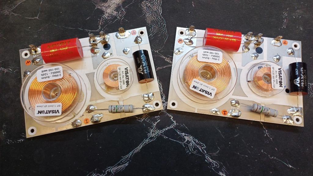 2 weg universele crossover 3000hz - 8 ohm - 12db, Overige merken, Ophalen of Verzenden, Zo goed als nieuw, 60 tot 120 watt