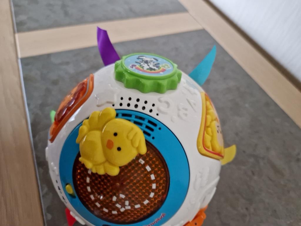 Vtech dierendraaibal, Ophalen