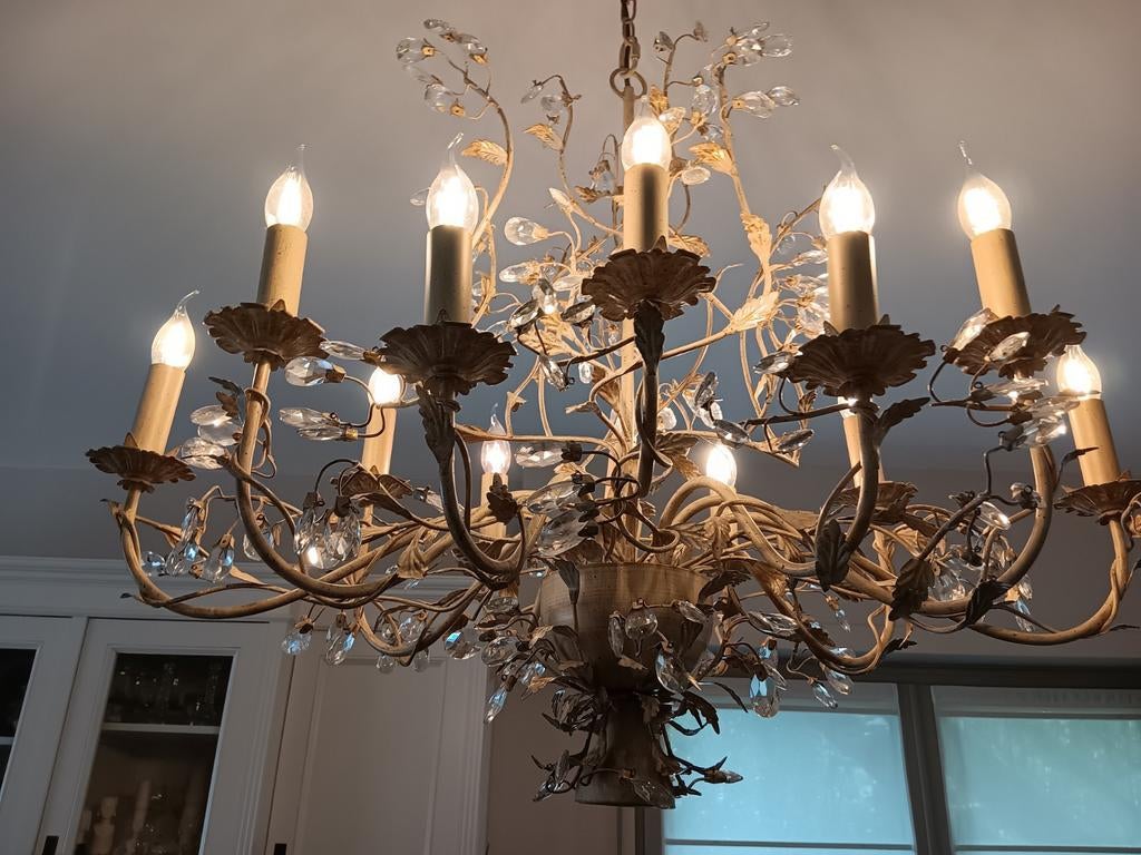 Ivoorkleurige luster, Ophalen, Zo goed als nieuw