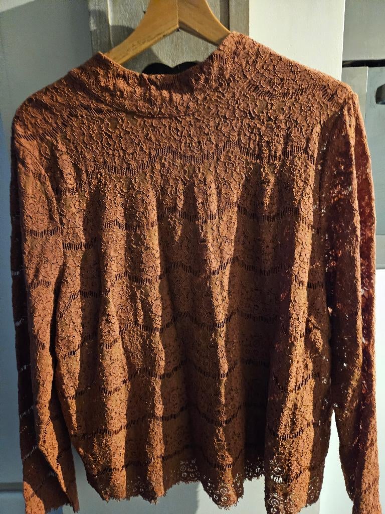 Te koop blouse, Bruin, Terre Bleue, Maat 46/48 (XL) of groter, Nieuw