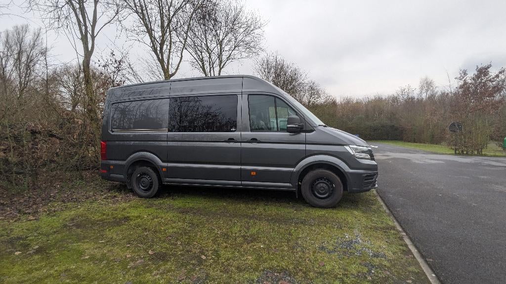Volkswagen Crafter 2021, Auto's, Zwart, Caddy Combi, Zwart, Particulier