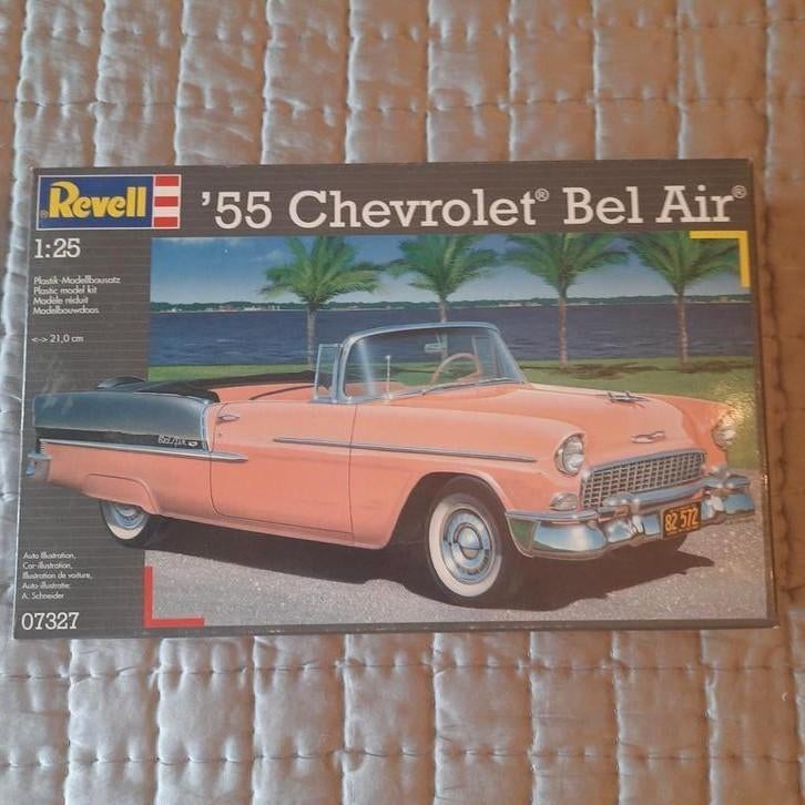REVELL 1/25 CHEVROLET BEL AIR CABRIO 1955 *MIB*SEALED*, Hobby en Vrije tijd, Modelbouw | Auto's en Voertuigen, Nieuw, Auto, Groter dan 1:32