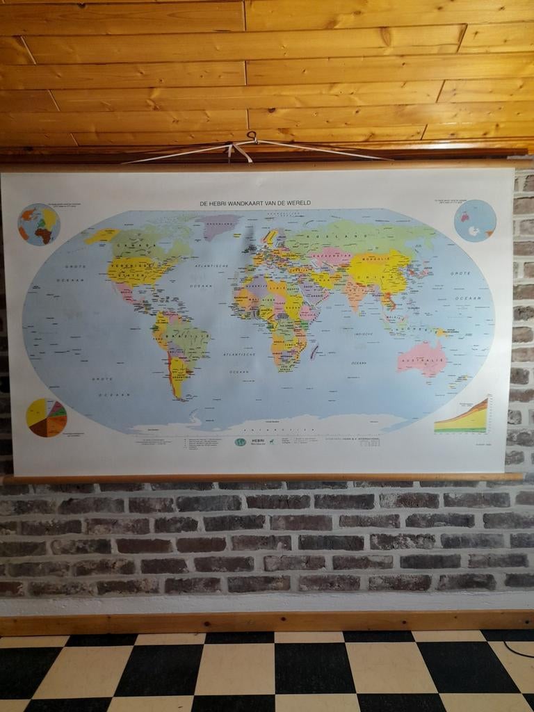 Wereldkaart, Ophalen