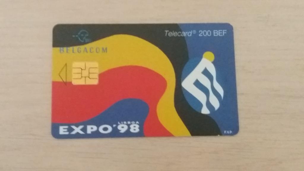 carte téléphonique à puce Belgique 200fr vintage, Enlèvement ou Envoi