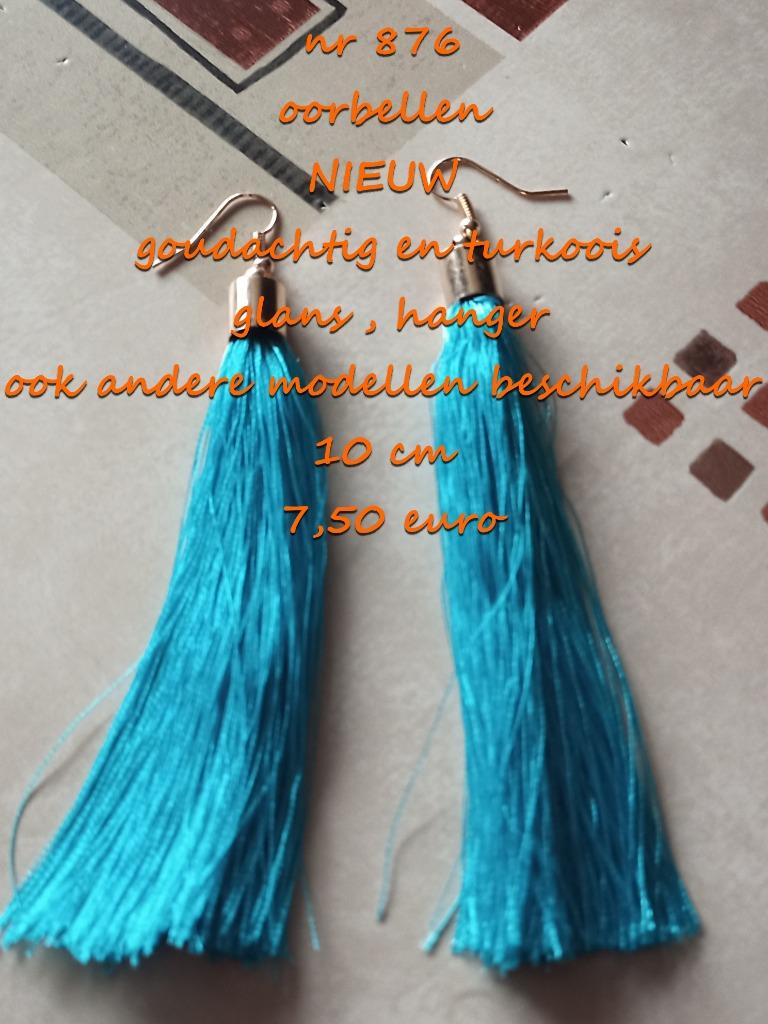 876. Juweel : oorbellen , NIEUW , verzending inbegrepen, Overige materialen, Hangers, Nieuw, Verzenden