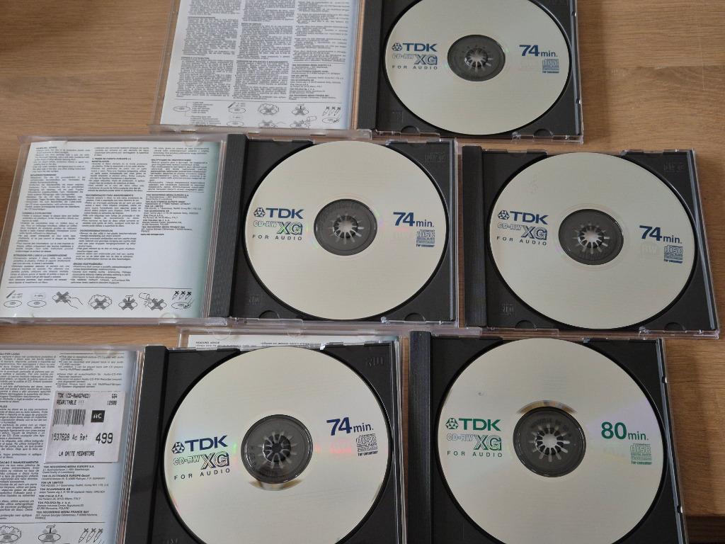 TDK XG pour audio (CD-RW), Enlèvement ou Envoi, Réinscriptible, Cd, TDK