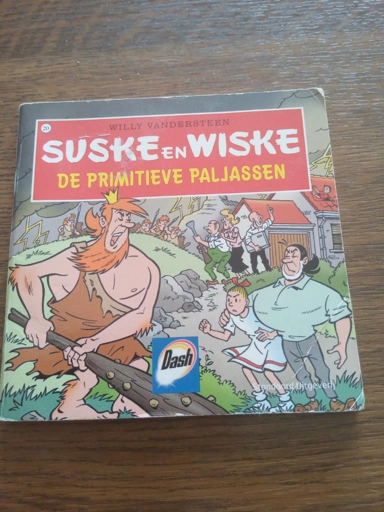 Suske en wiske mini album De primitieve paljassen Dash promo, Boeken, Eén stripboek, Verzenden, Zo goed als nieuw, Willy Vandersteen