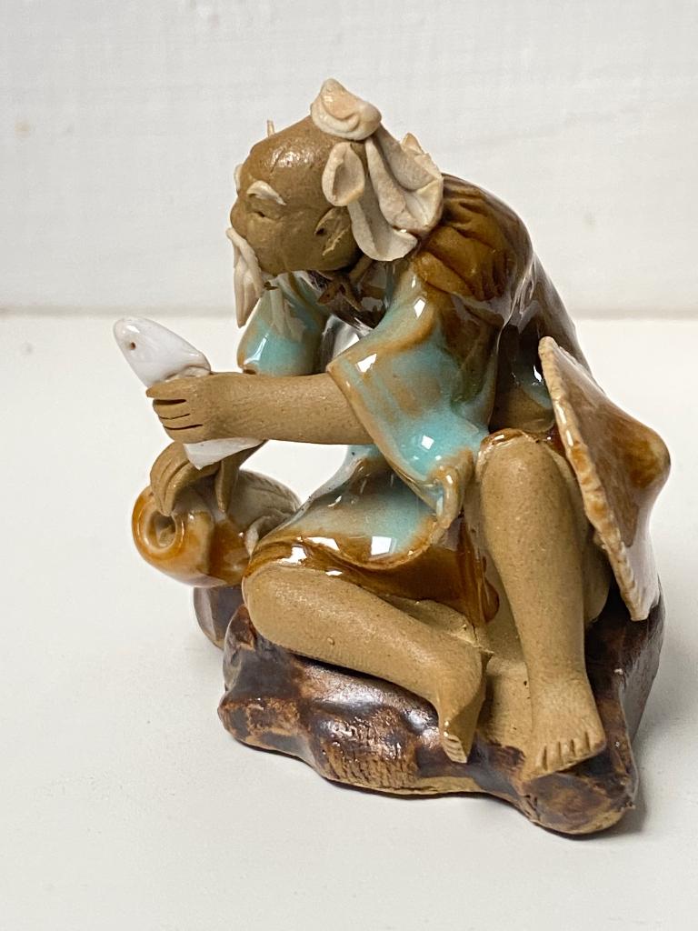 Figurine japonaise Mudmen céramique, Antiquités & Art, Antiquités | Céramique & Poterie, Enlèvement ou Envoi