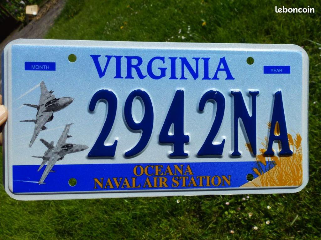 plaque d'immatriculation de voiture américaine usa Virginie, Ophalen of Verzenden