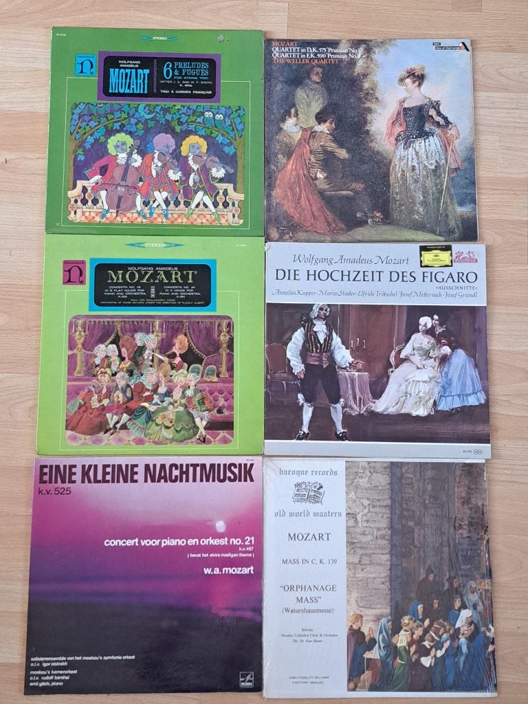MOZART Classic 33T vinyl set van 17, Gebruikt, Overige typen, Ophalen of Verzenden, 12 inch