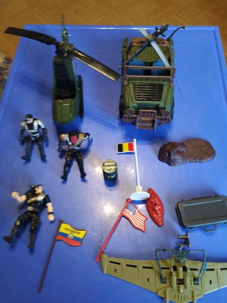 leger attributen speelset cheap, helikopter para..., Ophalen of Verzenden