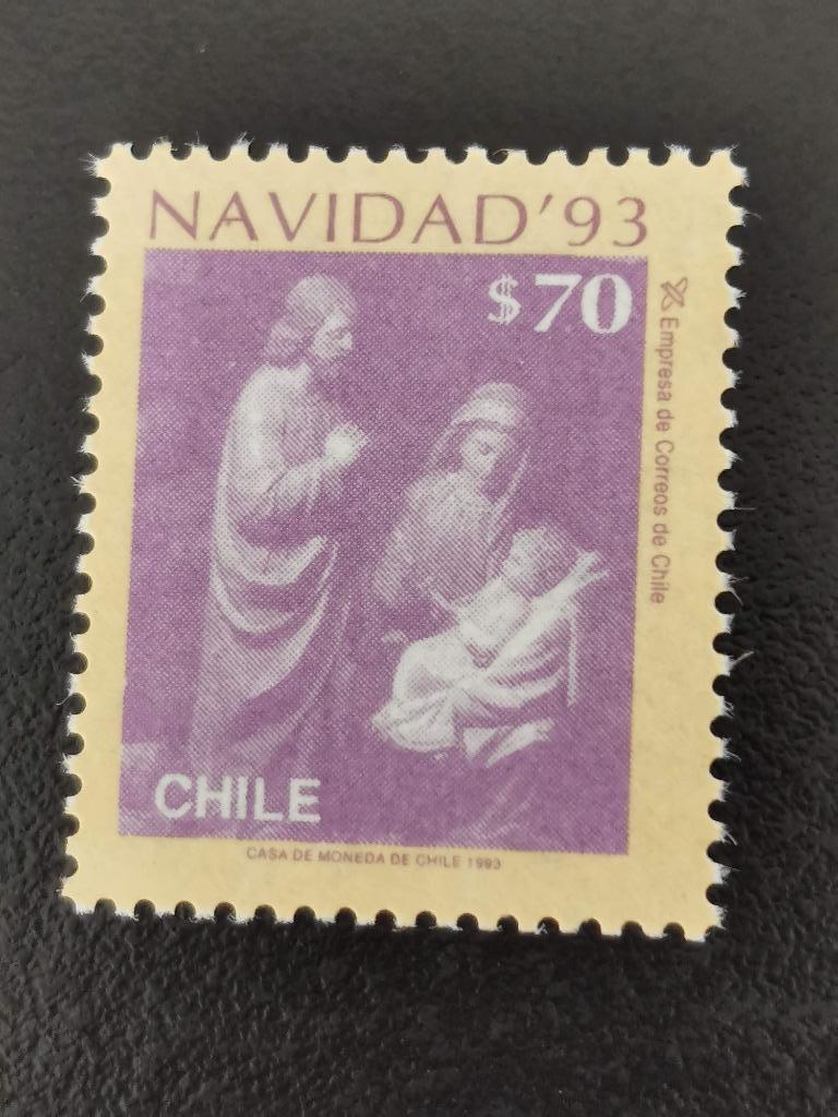 Chili 1993 - Kerstmis **, Ophalen of Verzenden, Postfris, Zuid-Amerika