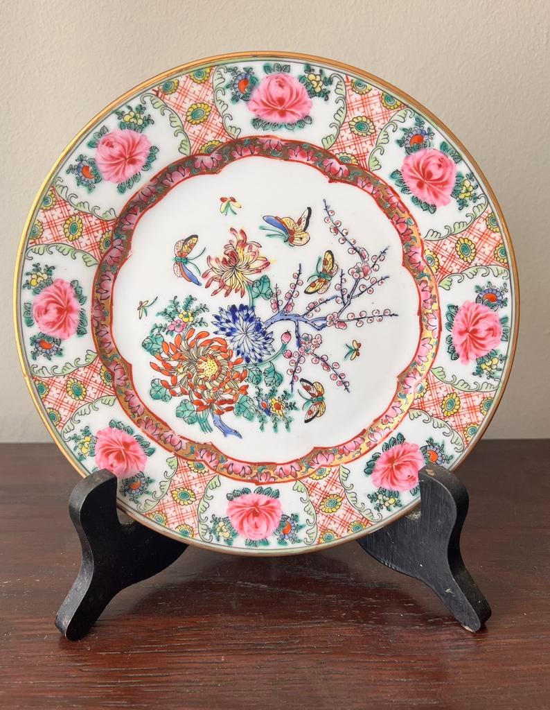 Chinees sierbord ‘Famille Rose’, Ophalen of Verzenden