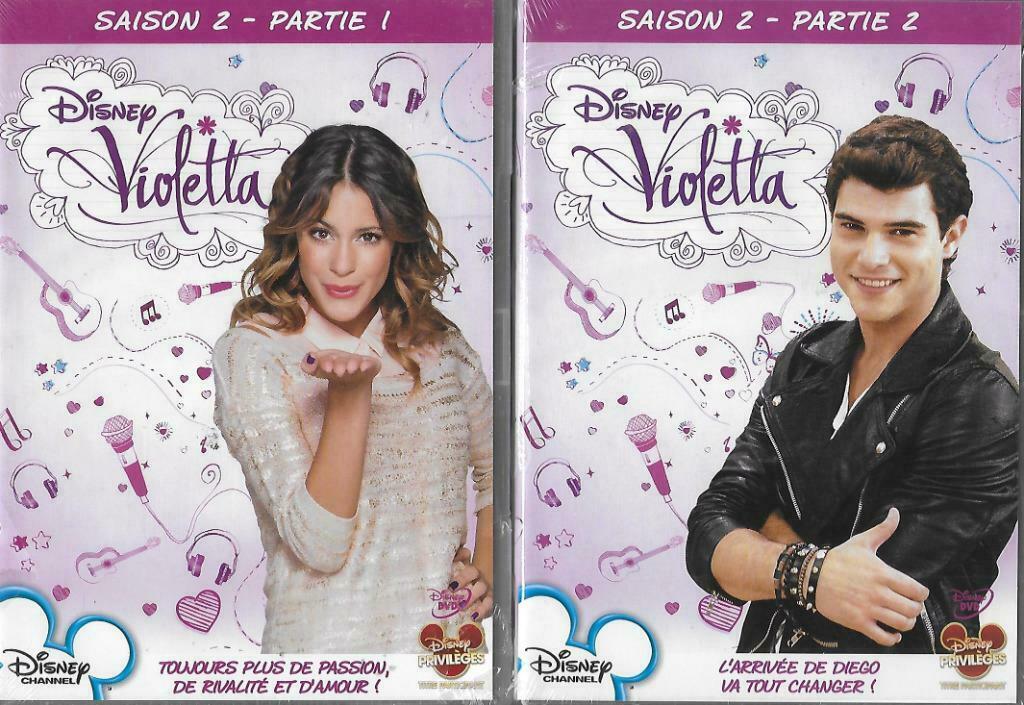 DISNEY'S VIOLETTA SAISON 2 Part 1-2-3-4, Cd's en Dvd's, Vanaf 6 jaar, Ophalen of Verzenden, Nieuw in verpakking, Komedie