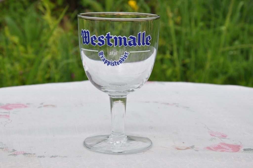 ancien verre westmalle trappiste 33cl, Collections, Marques de bière, Enlèvement ou Envoi, Comme neuf, Verre ou Verres, Autres marques