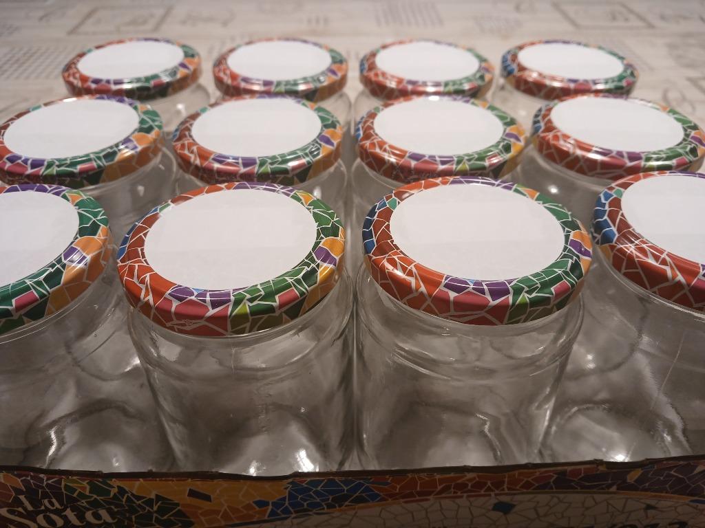 Bocaux vides propres 350ml avec couvercle hermétique, Comme neuf, Verre, Enlèvement, Autres styles