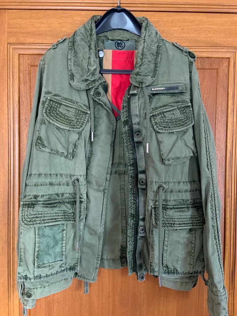 Parka militaire, Taille 38/40 (M), Superdry, Comme neuf, Vert