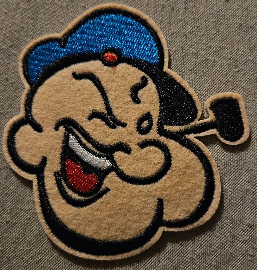 Emblème brodé Popeye sur le visage
C'est e, Enlèvement ou Envoi, Comme neuf