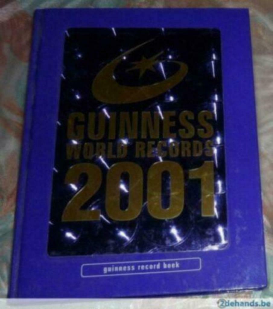 Guinness world record boek 2001, Enlèvement ou Envoi, Utilisé