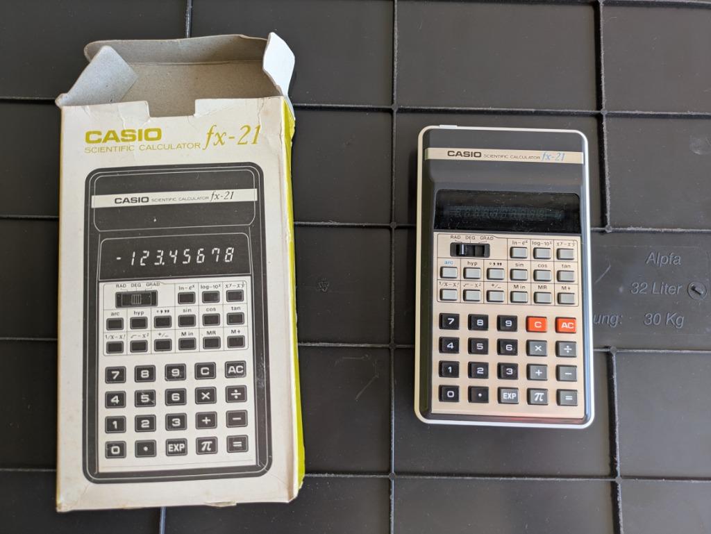Calculatrice scientifique Casio Fx21, Divers, Calculatrices, Enlèvement, Comme neuf