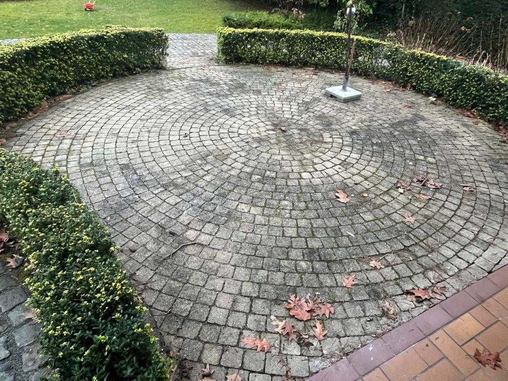 30m² betonklinkers 10x10cm, Ophalen, Gebruikt, Klinkers, 10 m² of meer