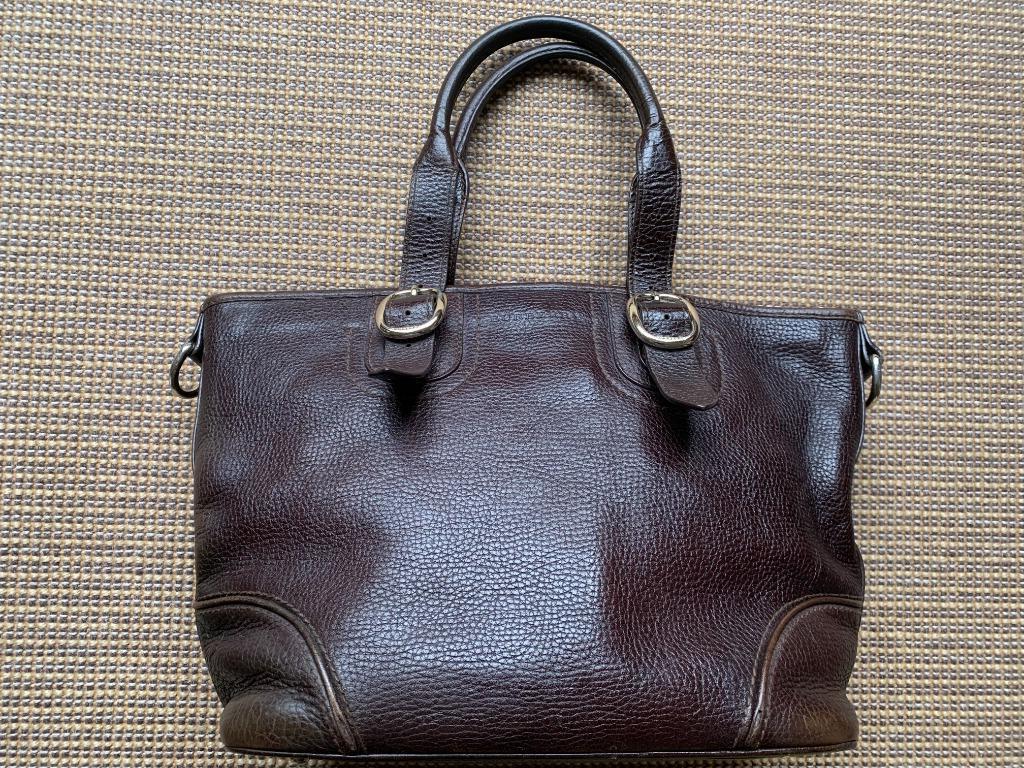 Magnifique sac Burberry en cuir, Handtassen en Accessoires, Tassen | Damestassen, Gebruikt, Bruin, Handtas