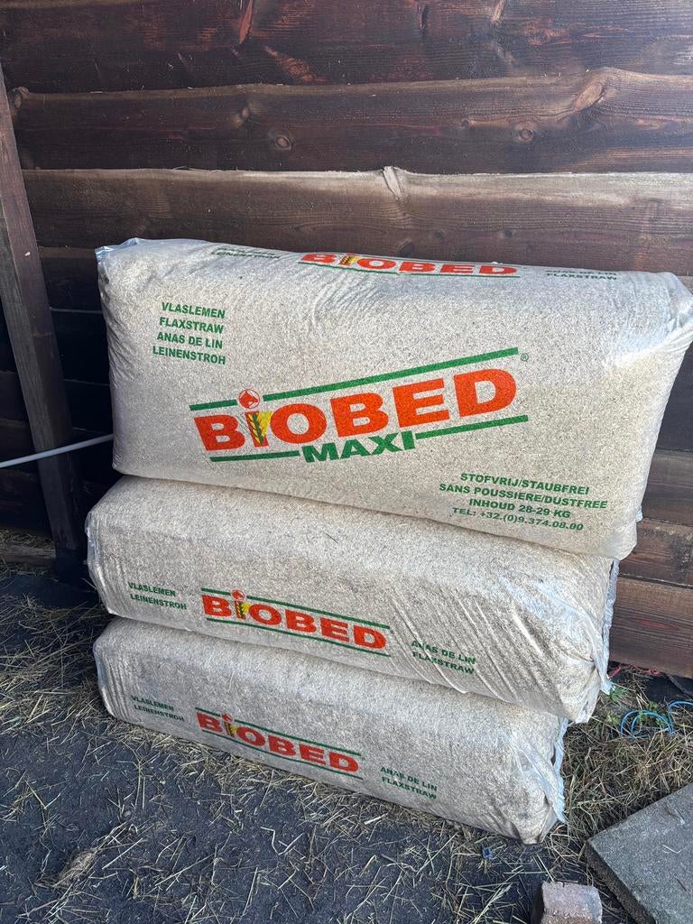 Vlas 3 pakken van 28kg, Dieren en Toebehoren