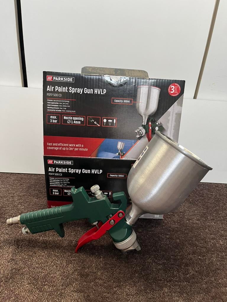 Air pant spray gun 500ml, Ophalen, Nieuw, Verfspuit of Verfpomp
