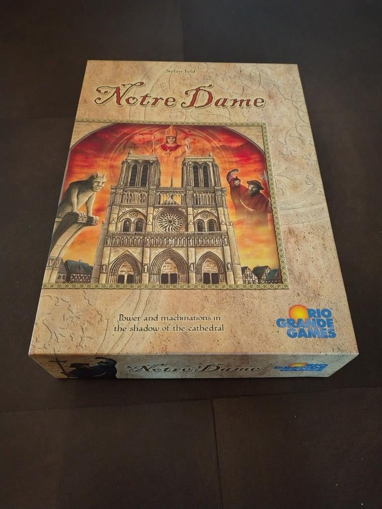 Notre-Dame, Trois ou quatre joueurs, Enlèvement ou Envoi, Comme neuf, Rio Grande Games