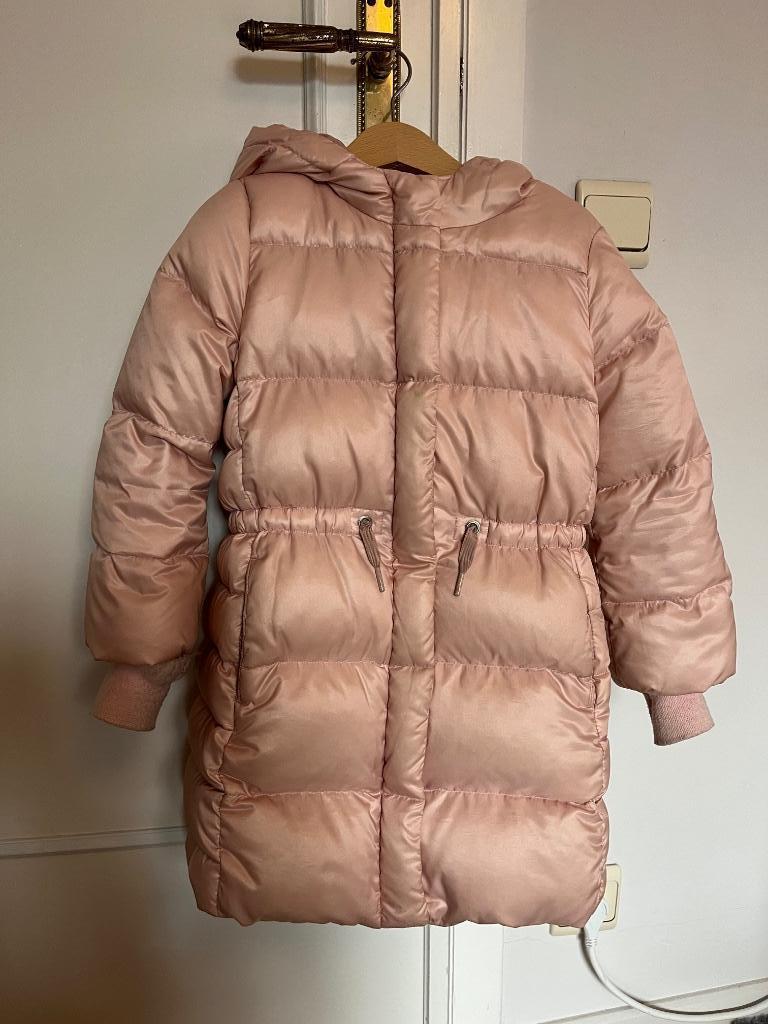 Manteau doudoune Baby GAP épais matelassé rose pale - 5A, Comme neuf, Enlèvement, Gap, Fille