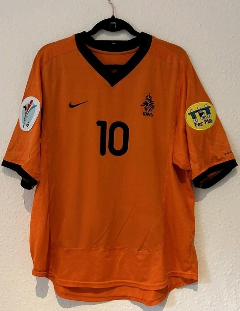 Nederlands elftal Bergkamp Thuisshirt Origineel EK 2000, Envoi