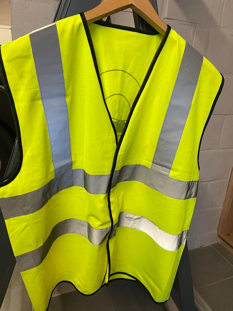 Dit is een geel reflecterend veiligheidsvest, Ophalen of Verzenden, Zo goed als nieuw