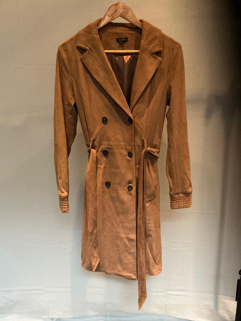 suede zomerjas - kleur cognac - S, Bruin, Ophalen of Verzenden, G-maxx, Maat 36 (S)
