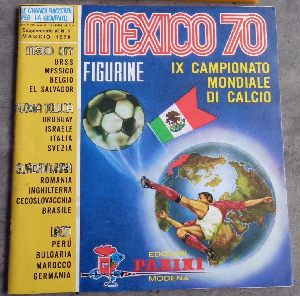 ALBUM VIDE DE LA COUPE DU MONDE DE FOOT PANINI MEXIQUE 70, Envoi, Neuf