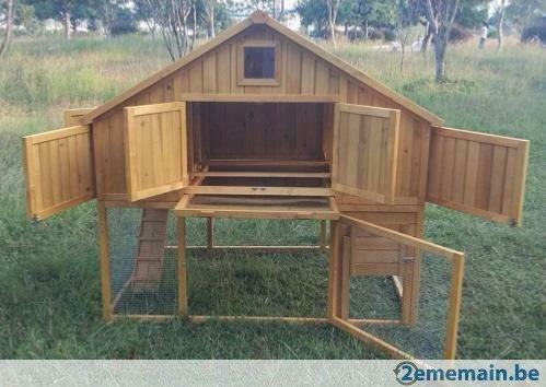 Poulailler XXL abri coq poule caille oie volaille lapin NEUF, Animaux & Accessoires, Volatiles | Accessoires, Neuf, Poulailler