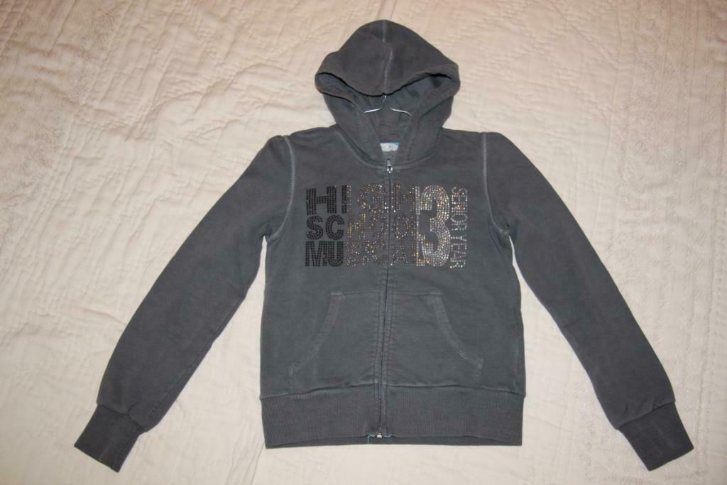 Grijze 'High School' meisjes sweater met kap en rits, 13jaar, Kinderen en Baby's, XX, Meisje, Trui of Vest, Ophalen of Verzenden