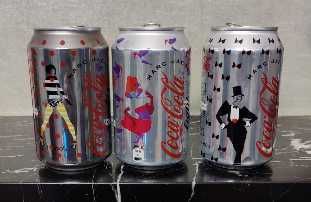 Coca Cola Marc Jacobs blik, Collections, Enlèvement ou Envoi, Utilisé