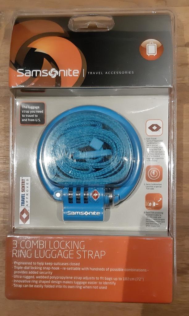 Samsonite kofferriem met cijferslot, Neuf, Enlèvement ou Envoi, Moins de 35 cm, Clé
