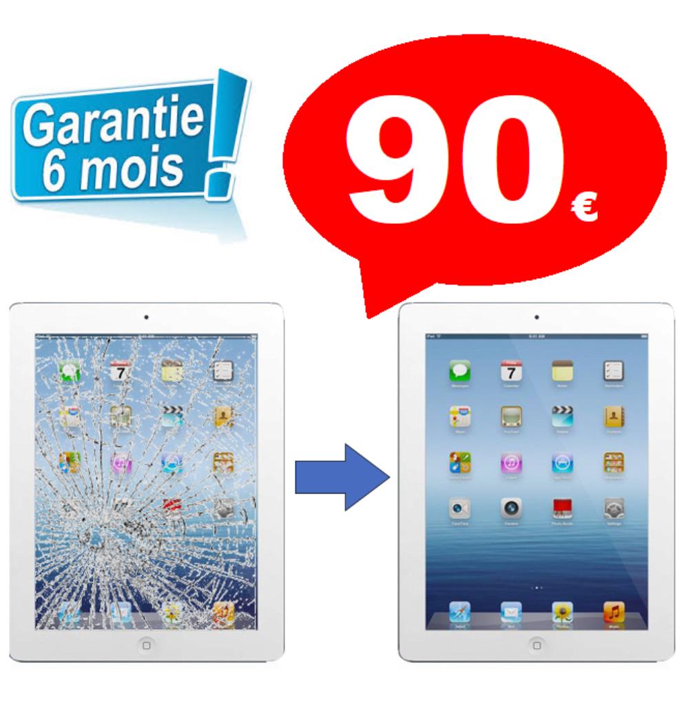 Réparation écran tactile iPad 10e génération à 90€ Garantie