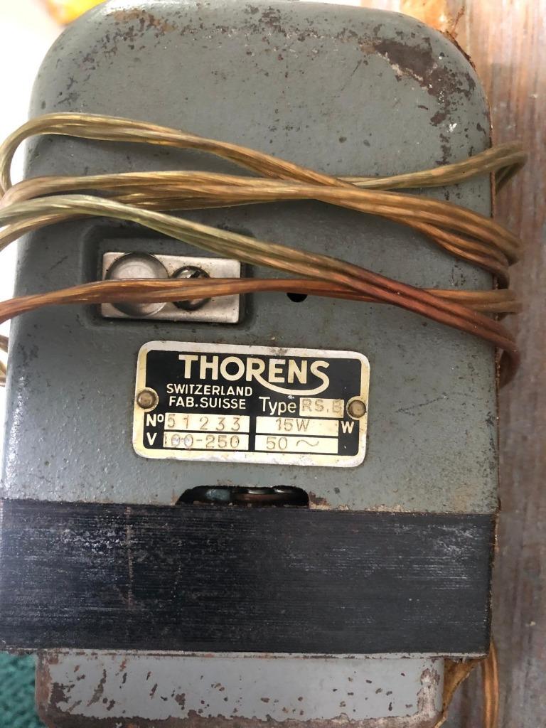 THORENS SWITZERLAND FAB.SUISSE Type RS.EN51233 15 W W V100-, Envoi