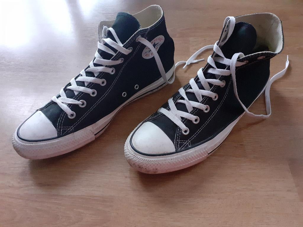 Converse All Star Black Size UK 11.5 EU 46, Kleding | Heren, Schoenen, Zo goed als nieuw, Sneakers, Zwart, Ophalen