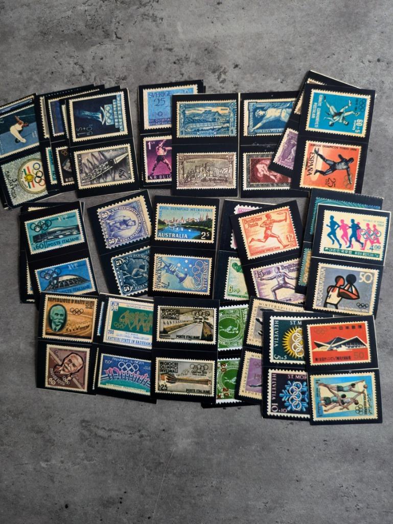 PANINI OLYMPIA 1896/1972 33X AUTOCOLLANTS ANNÉE 1972, Envoi
