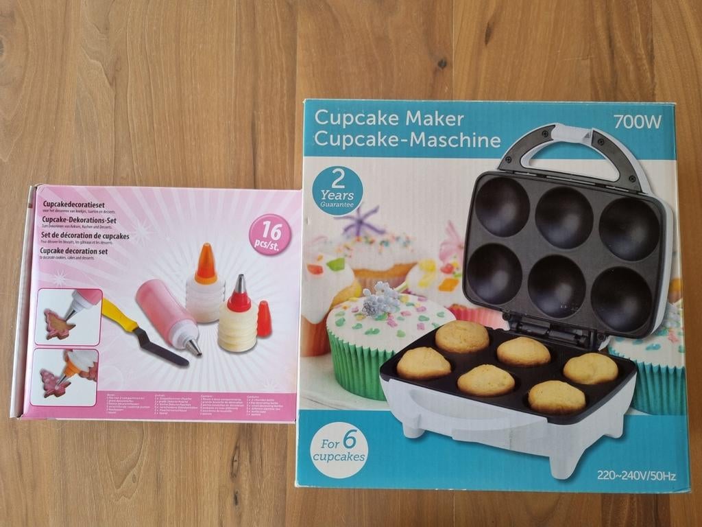 cupcake maker + decoratieset, Enlèvement, Neuf