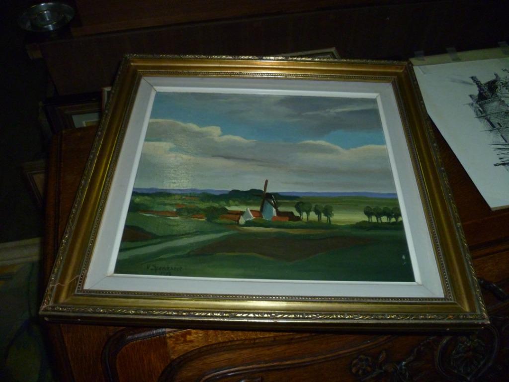 SCHILDERIJ OP PANEEL, Ophalen of Verzenden